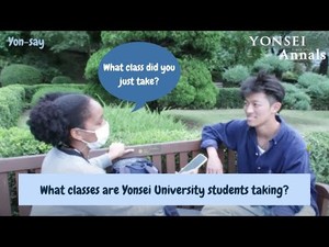 What Classes Are Yonsei University Students Taking?